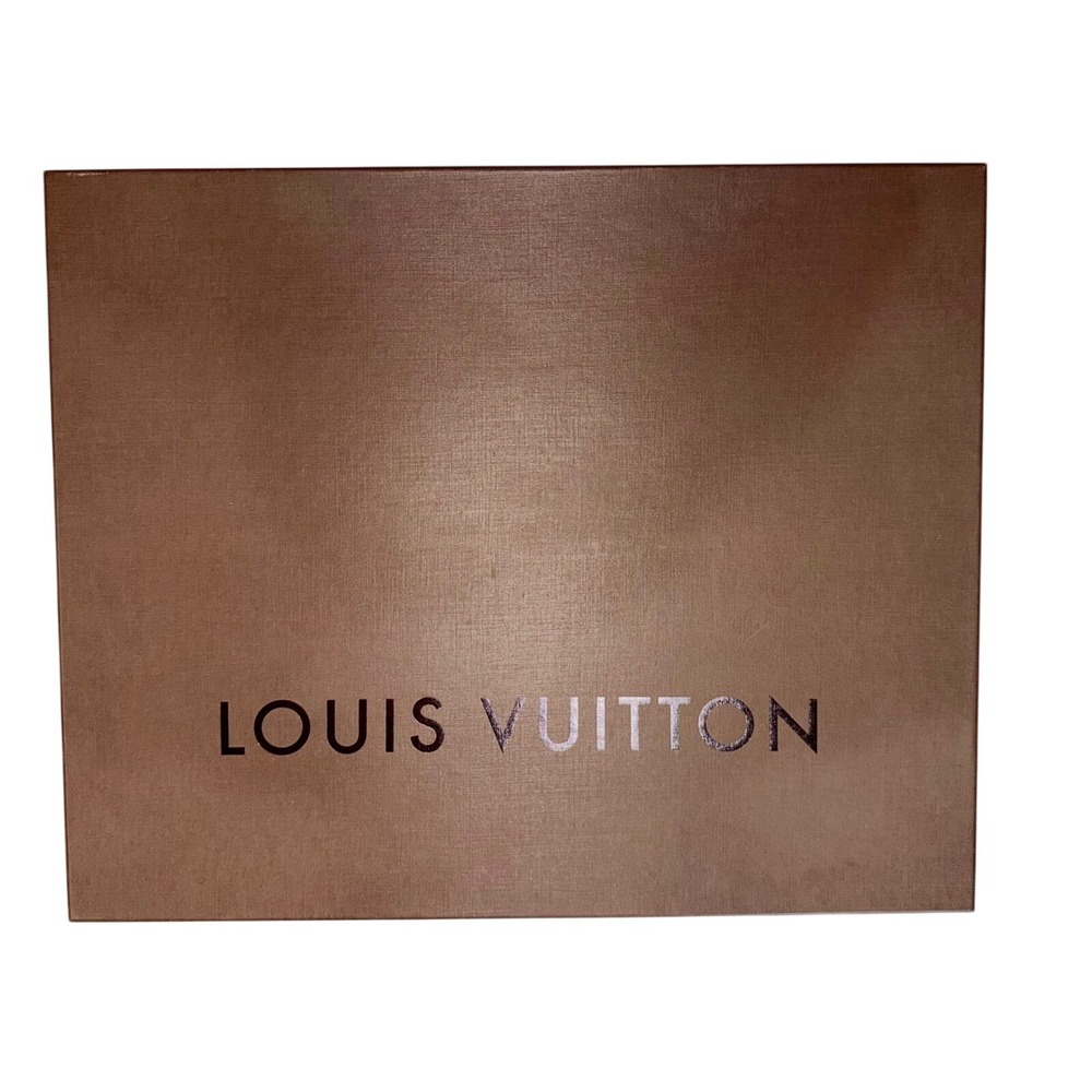 Louis Vuitton‎ Brown empty Vintage Gift Box with Tissue Paper Luxury Packaging